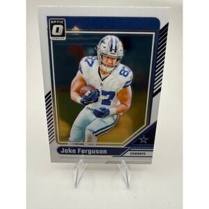 2024 Panini Donruss Optic Jake Ferguson Dallas Cowboys Football Card RC